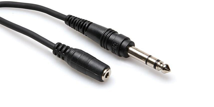 Hosa Stereo Mini Female to Stereo 1/4'' Male Headphone Extension Cable - 10' | PROCAM