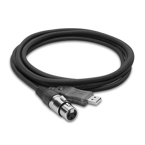 Hosa Tracklink Microphone XLR Female to USB Interface Cable - 10' | PROCAM