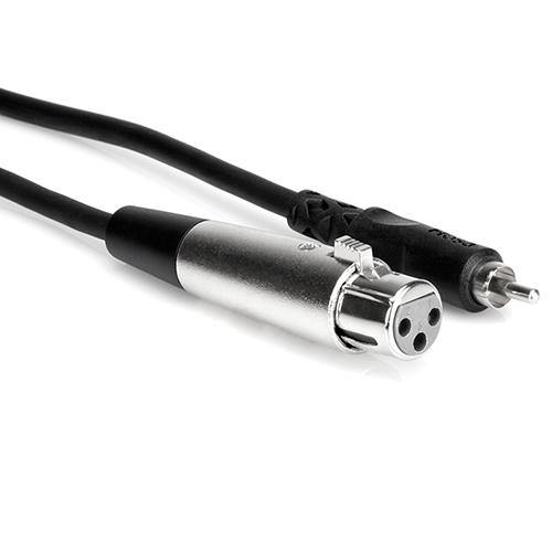 Hosa XLR Female to RCA Male Audio Interconnect Cable - 10' | PROCAM