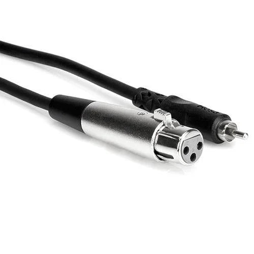 Hosa XLR Female to RCA Male Audio Interconnect Cable - 10' at PROCAM | procam.com