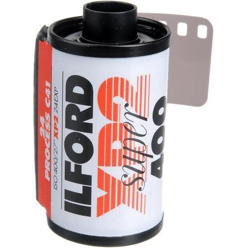 Ilford XP2 Super (C-41 Color Process) Black and White Negative Film (35mm Roll Film, 24 Exposures) at PROCAM | procam.com