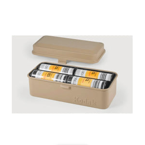 Kodak Steel 120/135mm Film Case (Beige Lid/Beige Body) at PROCAM | procam.com