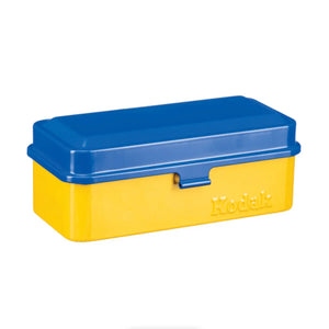 Kodak Steel 120/135mm Film Case (Blue Lid/Yellow Body) at PROCAM | procam.com