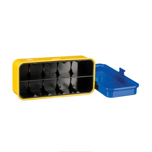 Kodak Steel 120/135mm Film Case (Blue Lid/Yellow Body) at PROCAM | procam.com