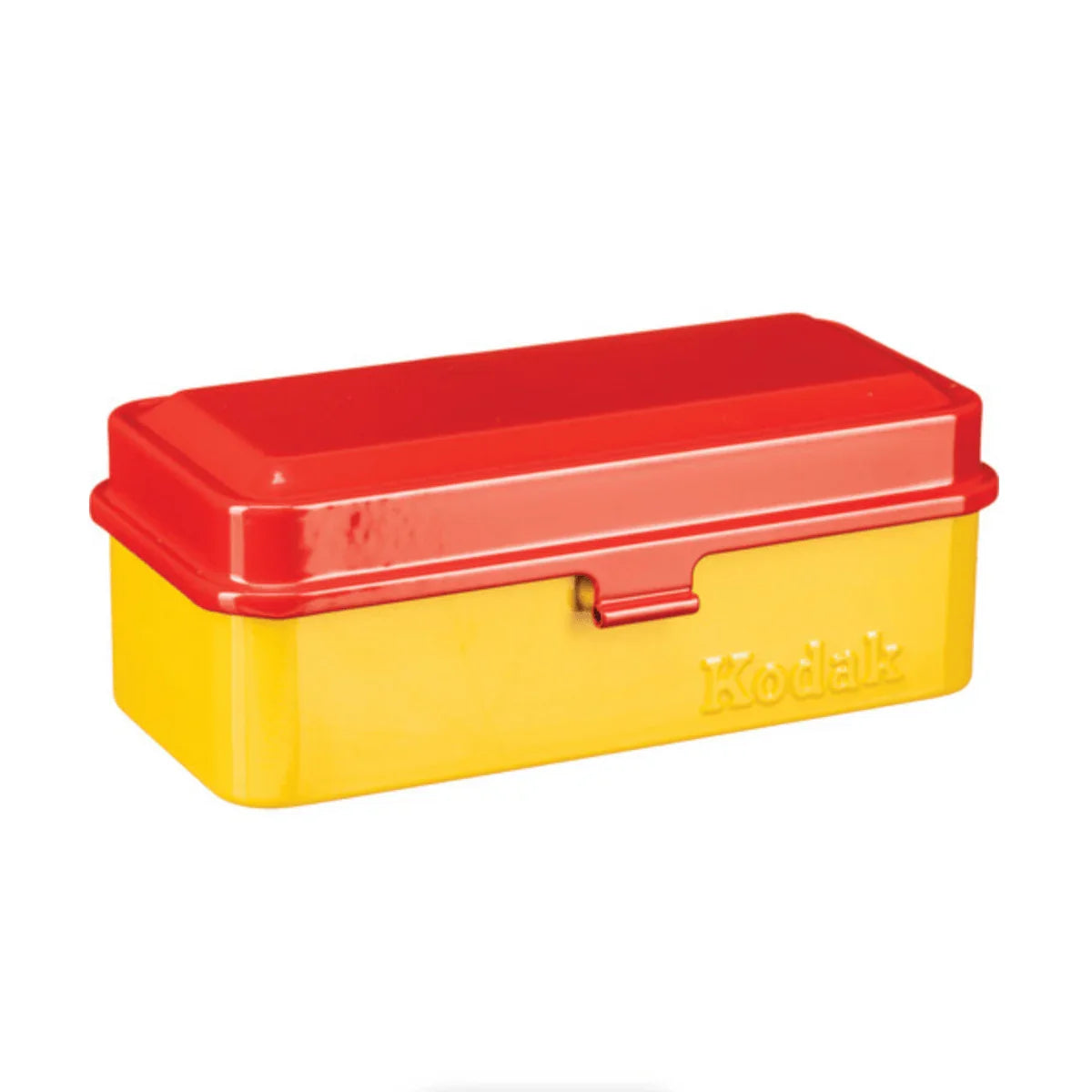 Kodak Steel 120/135mm Film Case (Red Lid/Yellow Body) at PROCAM | procam.com