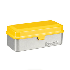 Kodak Steel 120/135mm Film Case (Yellow Lid/Silver Body) at PROCAM | procam.com