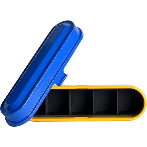 Kodak Steel 135mm Film Case (Blue Lid/Yellow Body) at PROCAM | procam.com