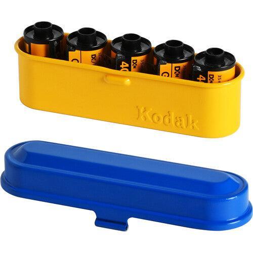 Kodak Steel 135mm Film Case (Blue Lid/Yellow Body) at PROCAM | procam.com