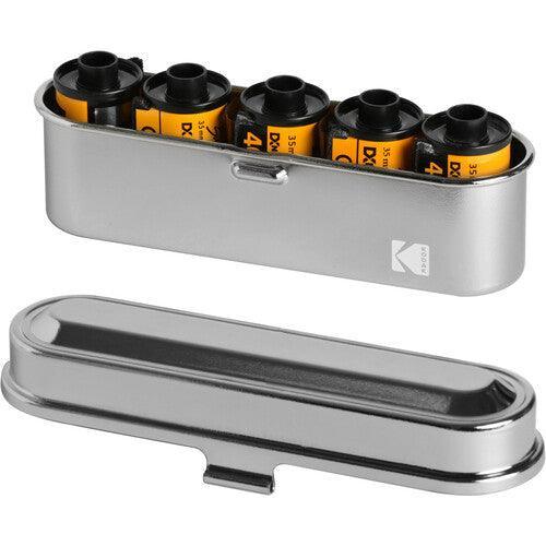 Kodak Steel 135mm Film Case (Silver Lid/Silver Body) at PROCAM | procam.com