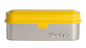 Kodak Steel 135mm Film Case (Yellow Lid/Silver Body) at PROCAM | procam.com