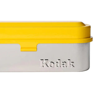 Kodak Steel 135mm Film Case (Yellow Lid/Silver Body) at PROCAM | procam.com