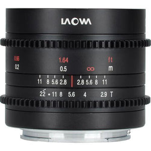 Laowa 9mm T2.9 Zero-D Cine Lens for Fuji X at PROCAM | procam.com