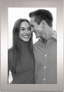 Malden 4x6 Modern Metals Essentials  Frame  (Matte Silver)