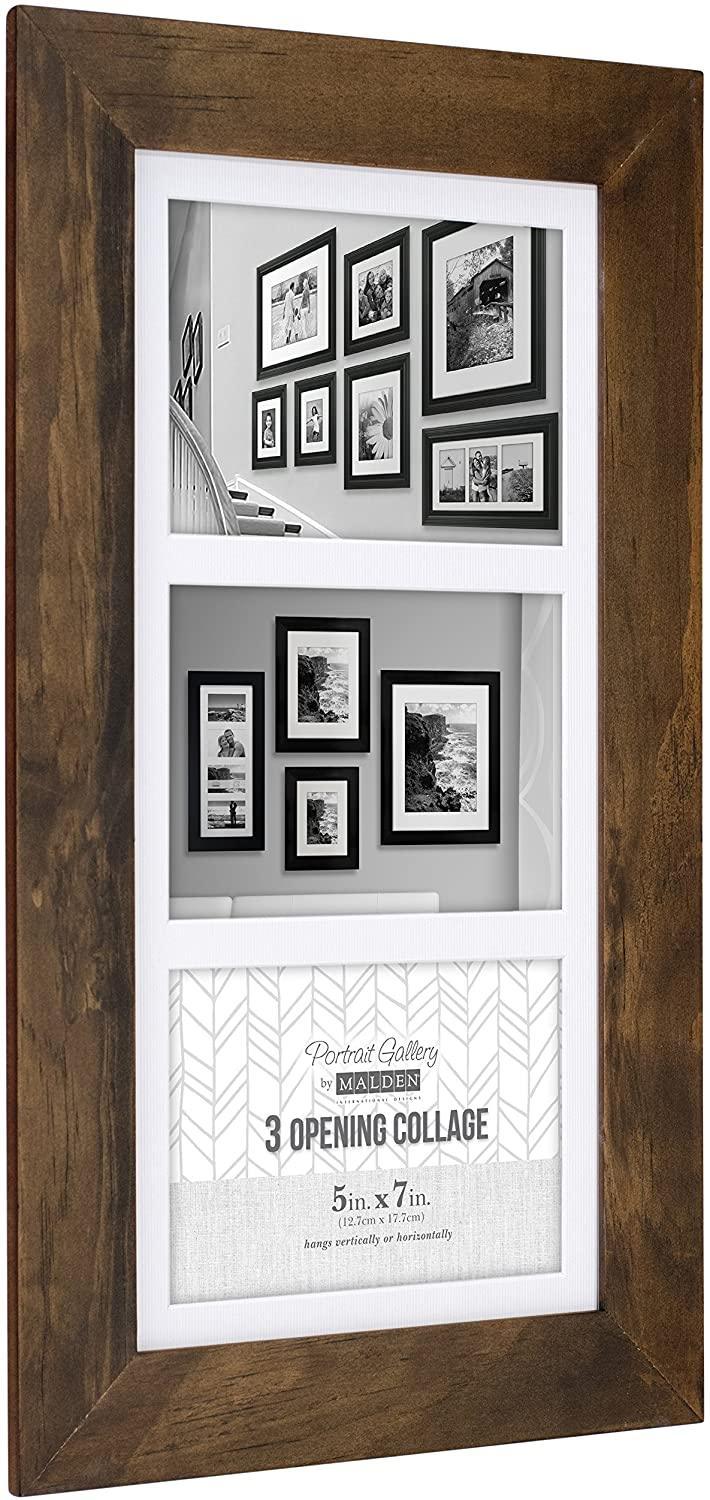 Malden 5x7 x 3 Manhattan Mat Collage Frame (Walnut) at PROCAM | procam.com