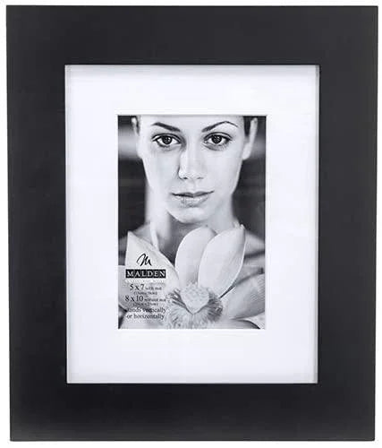 Malden 5x7/8x10 Matted Picture Frame - Black at PROCAM | procam.com