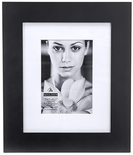 Malden 5x7/8x10 Matted Picture Frame - Black | PROCAM