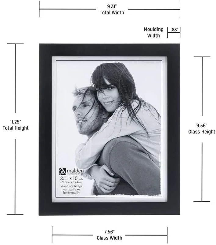 Malden 8x10 Linear Frame - Black at PROCAM | procam.com