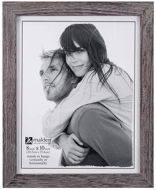 Malden 8x10 Rough White Wash Linear Frame at PROCAM | procam.com