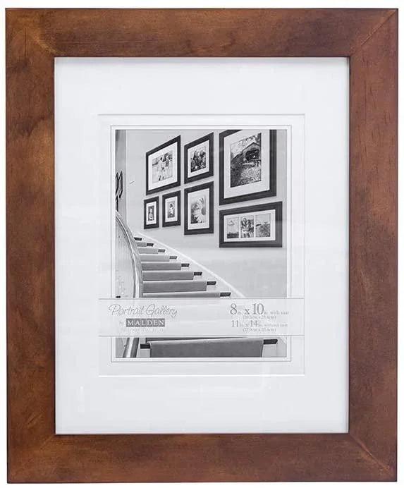 Malden 8x10/11x14 Picture Frame - Manhatan Stone Walnut at PROCAM | procam.com