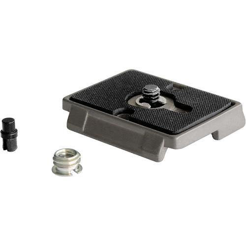 Manfrotto 200PL Quick Release Plate with 1/4''-20 Screw and 3/8'' Bushing Adapter | PROCAM