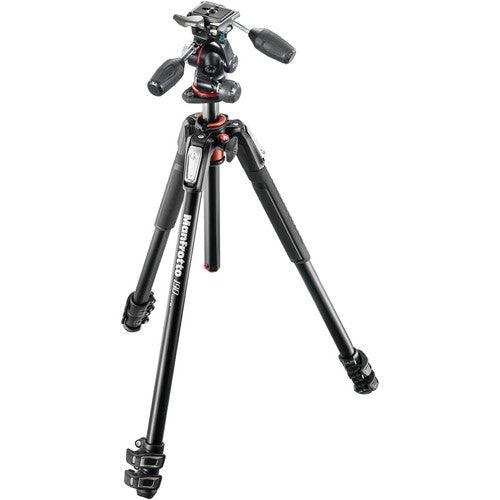 Manfrotto Aluminum MK190XPRO3-3W Tripod Kit with 3-Way Pan/Tilt Head | PROCAM