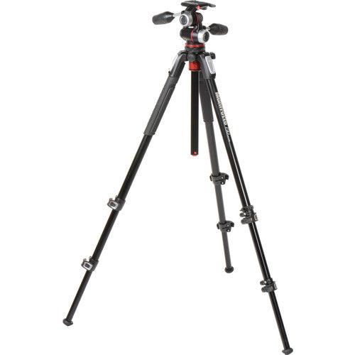 Manfrotto Aluminum MK190XPRO3-3W Tripod Kit with 3-Way Pan/Tilt Head | PROCAM