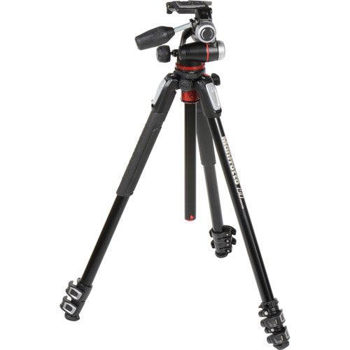 Manfrotto Aluminum MK190XPRO3-3W Tripod Kit with 3-Way Pan/Tilt Head | PROCAM