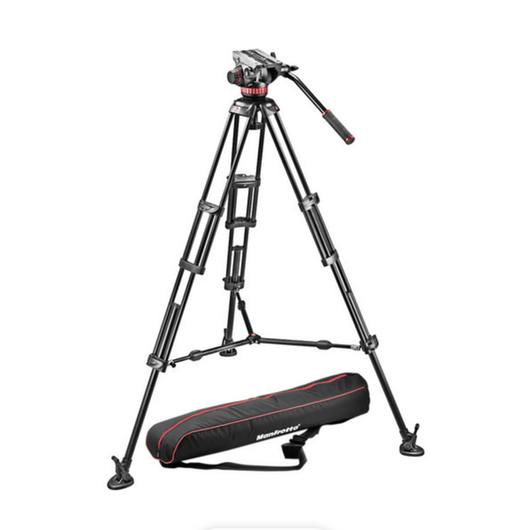 Manfrotto MVH502A Fluid Head and 546B Tripod System with Carrying Bag | PROCAM