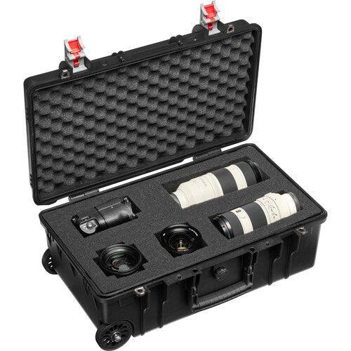 Manfrotto Pro Light Reloader Tough-55 High Lid Wheeled Hard Case with Foam Insert at PROCAM | procam.com