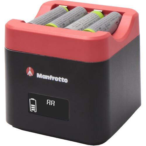 Manfrotto ProCUBE Professional Twin Charger for Canon LP-E6, LP-E6N, LP-E6NH, LP-E8, and LP-E17 Batteries | PROCAM