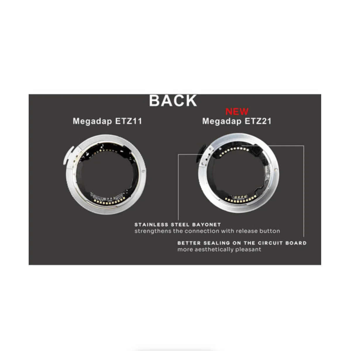 Megadap ETZ21 Autofocus Adapter (Sony E-Mount Lens to Nikon Z-Mount) at PROCAM | procam.com