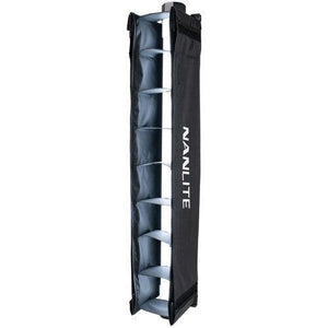 Nanlite Fabric Barndoors and Grid for PavoTube II 15X LED Pixel Tubes at PROCAM | procam.com