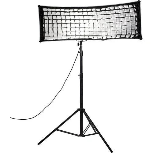 NanLite Fabric Grid for Asymmetrical Stripbank Softbox (18x43in) at PROCAM | procam.com