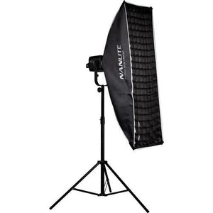 NanLite Fabric Grid for Asymmetrical Stripbank Softbox (18x43in) at PROCAM | procam.com