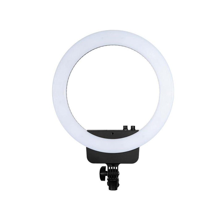 NanLite Halo 16 Bicolor 16in LED AC/Battery Ring Light with USB Power Passthrough Kit with Light Stand | PROCAM