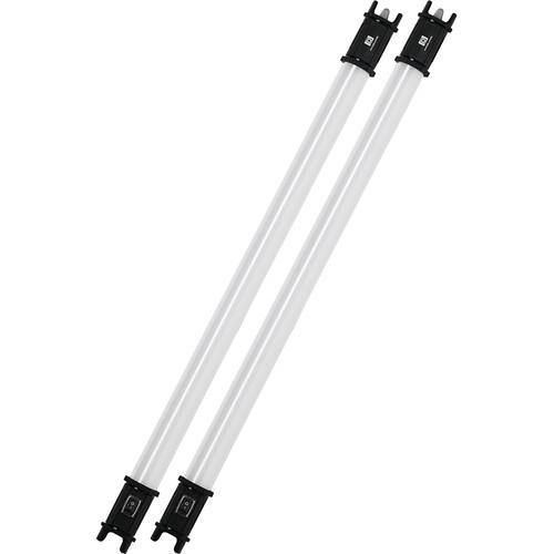 NanLite PavoTube 15C 2 ft RGBW LED Tube with Internal Battery 2 Light Kit | PROCAM