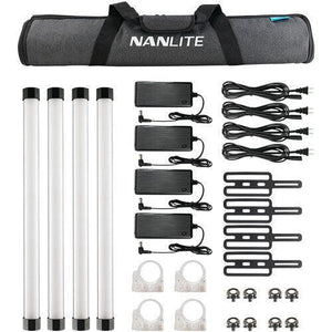 NanLite PavoTube II 15X RGBWW LED Pixel Tube 4-Light Kit at PROCAM | procam.com