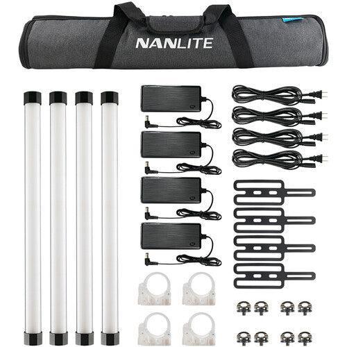 NanLite PavoTube II 15X RGBWW LED Pixel Tube 4-Light Kit at PROCAM | procam.com