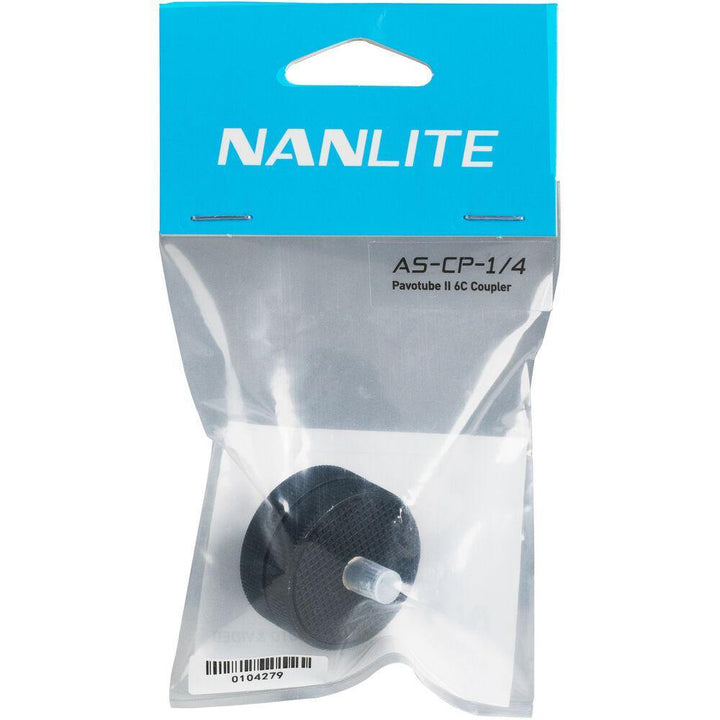 Nanlite Pavotube II 6C Coupler - 1/4"-20 Male-Male | PROCAM