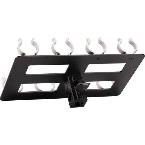 Nanlite PavoTube Quad Bank T12 LED Tube Gooseneck Mount with 5/8" Receiver at PROCAM | procam.com