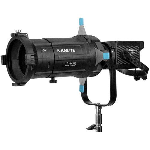Nanlite Projection Attachment for Bowens Mount with 19° Lens | PROCAM