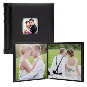 Neil 6888M10 8"x8" Vertical Self-Stick Photo Album Magnetic - Black (Single) at PROCAM | procam.com