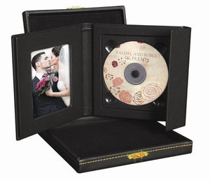 Neil Premium Single DVD Folio w/ Presentation Box - Gold (Style 179BOX) at PROCAM | procam.com