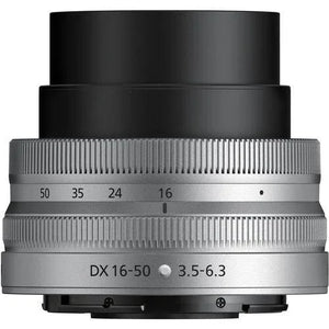 Nikon NIKKOR Z DX 16-50mm f/3.5-6.3 VR Lens (Silver) at PROCAM | procam.com
