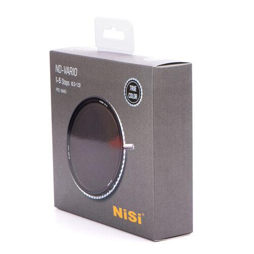 NiSi 52mm True Color ND-VARIO Pro Nano 1-5 Stop Variable Neutral Density Filter | PROCAM