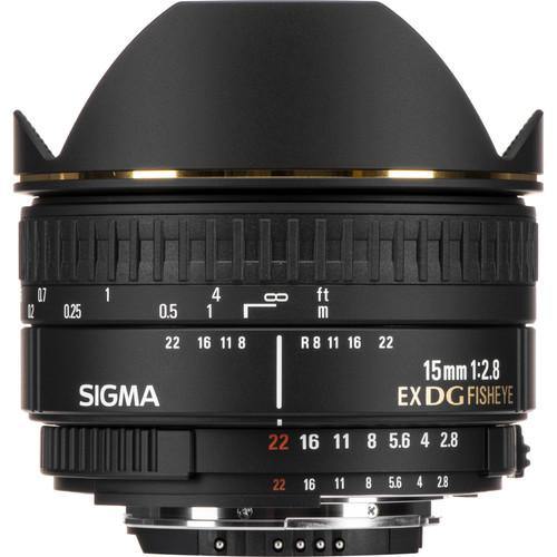 ***OPEN BOX*** Sigma 15mm f/2.8 EX DG Diagonal Fisheye Lens for Nikon | PROCAM