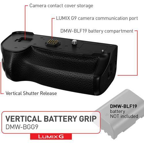 Panasonic DMW-BGG9 Battery Grip for Lumix DC-G9 at PROCAM | procam.com