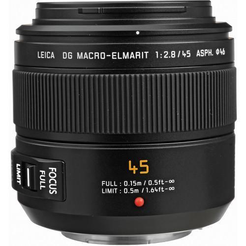 Panasonic Leica DG Macro-Elmarit 45mm f/2.8 ASPH. MEGA O.I.S. Lens at PROCAM | procam.com