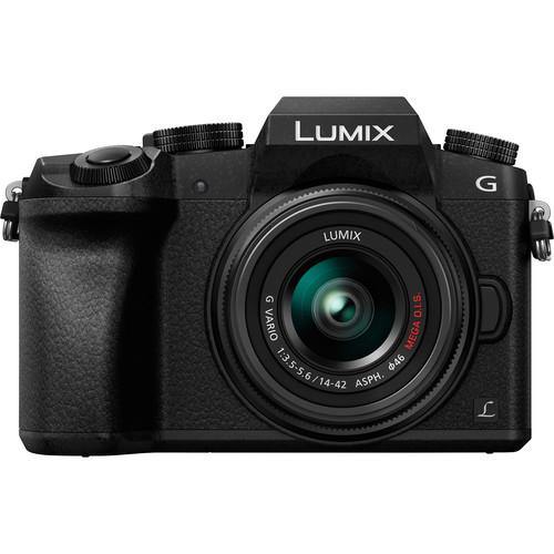 Panasonic Lumix DMC-G7 Mirrorless Micro Four Thirds Digital Camera with 14-42mm and 45-150mm Lenses (Black) | PROCAM