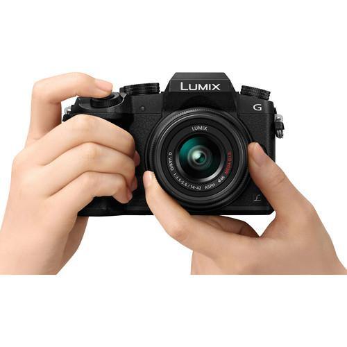 Panasonic Lumix DMC-G7 Mirrorless Micro Four Thirds Digital Camera with 14-42mm and 45-150mm Lenses (Black) | PROCAM